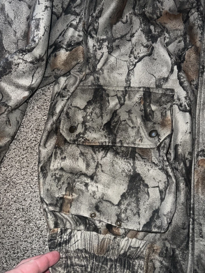 Natural Gear Waterfowl Hunting Jacket XL 2 in 1 Zipper Liner Coat - Image 3 of 4