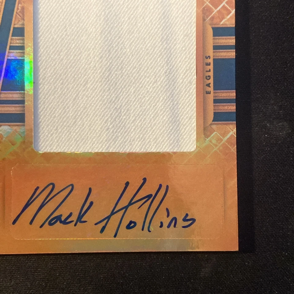 2017 Gold Standard Prizm GU Patch Rookie Auto /99 Mack Hollins - Eagles Bills RC - Image 3 of 3