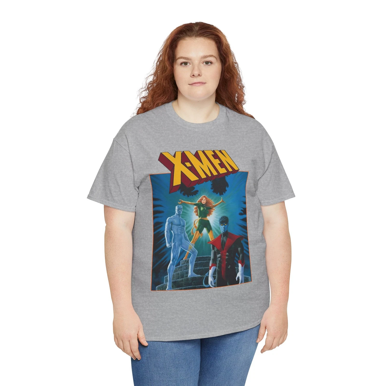 X-Men T-Shirt - Paul Gulacy Art - Phoenix, Nightcrawler - Bizarre Adventures