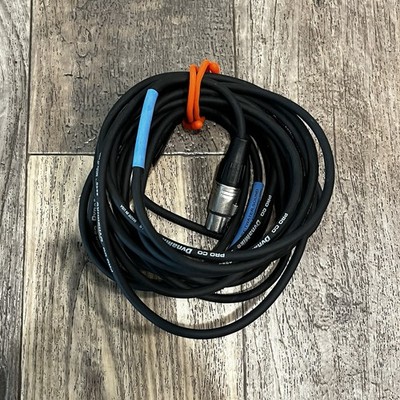 ProCo Dynamike 20ft XLR Microphone Cable - Black - XLR Male XLR Female