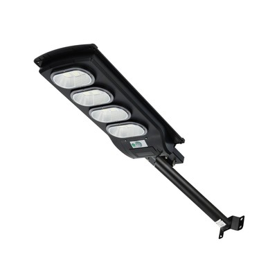 Lampione Stradale Solare 200W Faro Led Con Staffa NERA - Foto 5