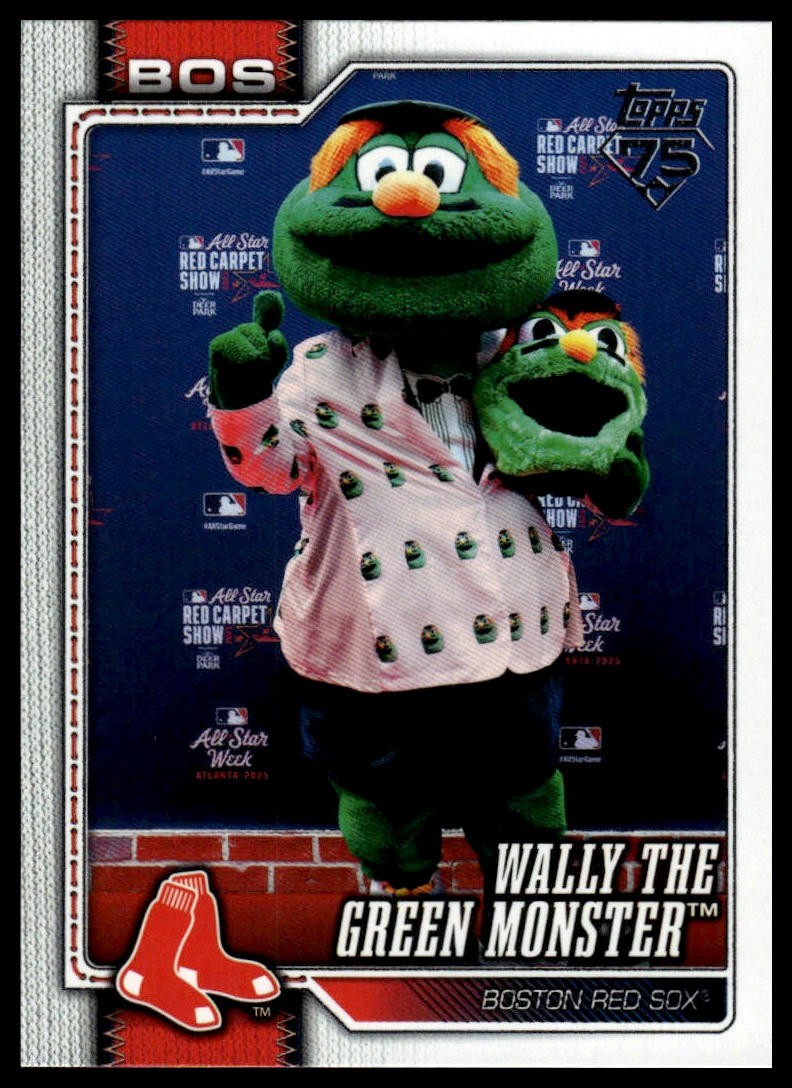 Wally the Green Monster 2026 Topps #M-2 Mascots Boston Red Sox | eBay
