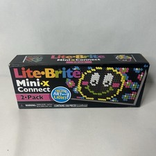 Lite Brite Mini-X Connect 2-Pack 358 Pieces Brand New