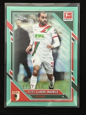 Topps Chrome Bundesliga 25/26 Alexis Claude-Maurice FC Augsburg /199