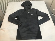 NWT 80.00 Under Armour Mens CG Infrared Compression Hoodie Black Size MEDIUM