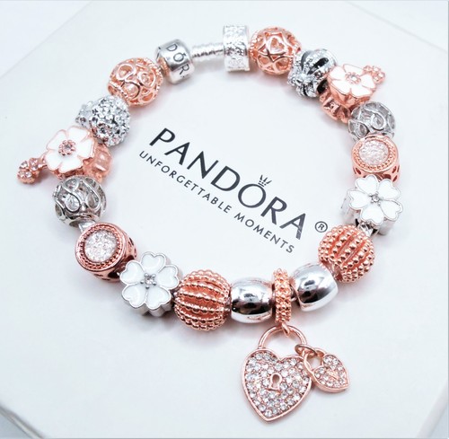Pandora Silver Charm Bracelet WHITE 