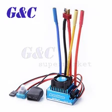 New 120A ESC Sensorless Brushless Speed Controller for 1:8 RC Car/Truck Crawler