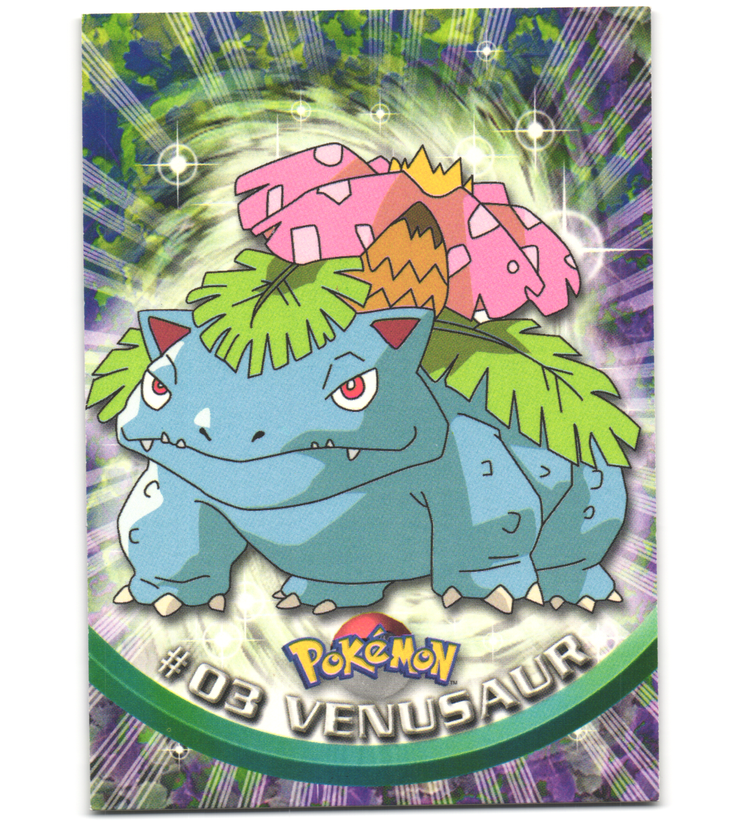 Pokemon 1999 Near Mint Topps Series 1 3rd Print Green Logo