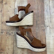 JUSFAB Olivette Espadrille Wedge Sz 10