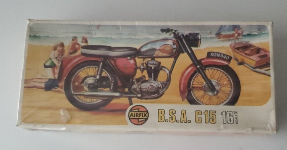 AIRFIX C15 VINTAGE 1/16 MOTORCYCLE MODEL KIT SERIES BSA