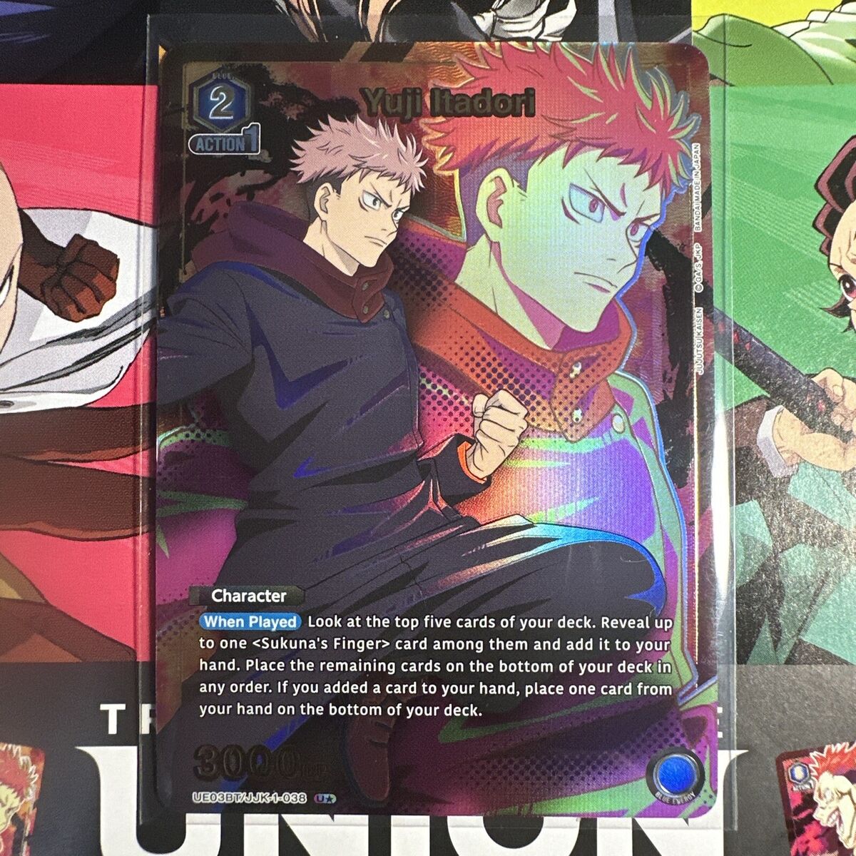 Union Arena Jujutsu Kaisen English - Yuji Itadori U ☆ Alt Union Arena Jujutsu Kaisen English - Yuji Itadori U ☆ Alt