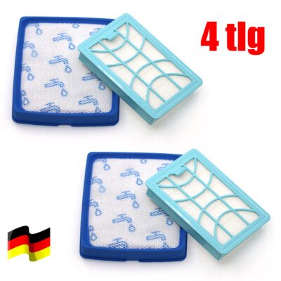 4x Filter passend für Philips FC9747 9741 PowerPro Expert 7000 Series FC8003/01
