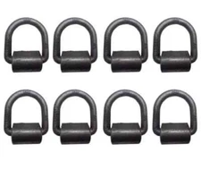 8 Pack Heavy Duty 1/2" Weld-On D Ring Flatbed Truck Trailer Cargo Tie Down Ring