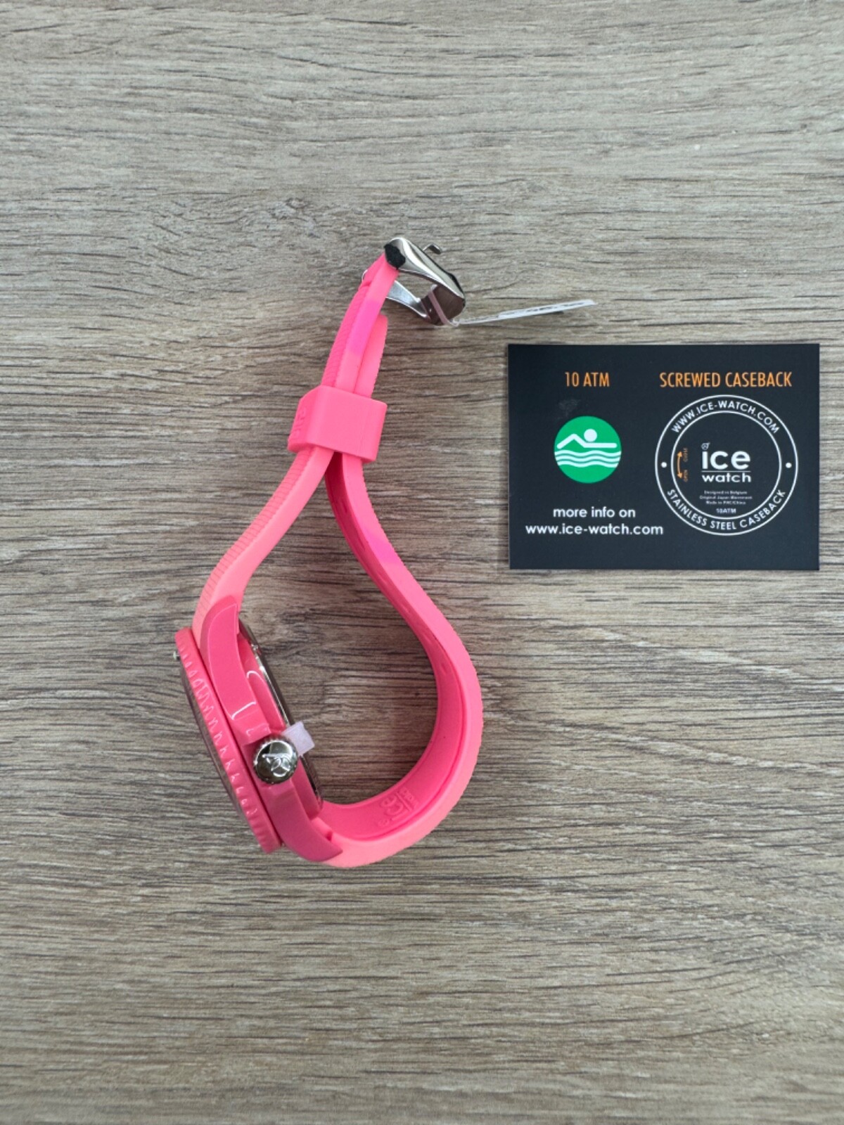 OROLOGIO ICE WATCH "ROSA SHOCK" REF. 014230 SILICONE -NUOVO-