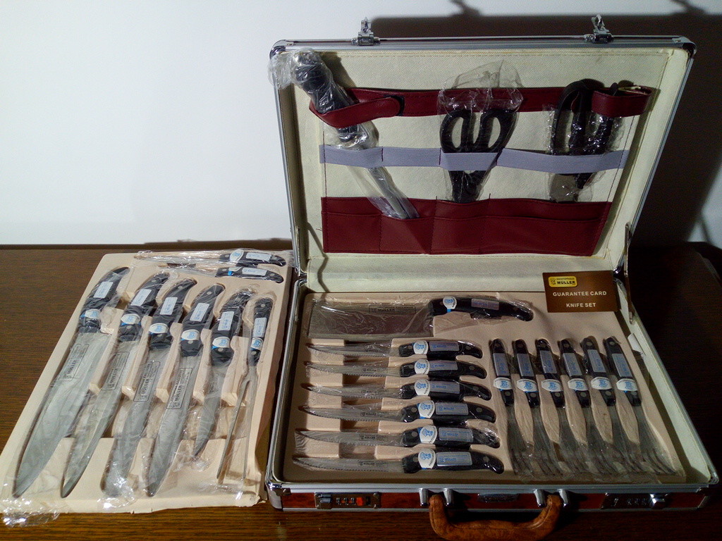 Mller Solingen Kochtopfhaus Profiline Knife Set 24 pcs, Top Quality, New |  eBay