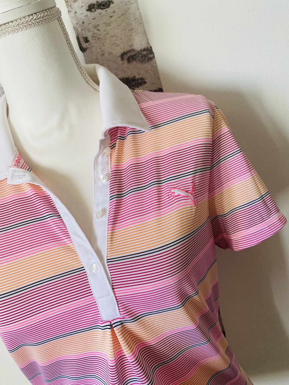 Puma Women's Size Large Basic  Multicolor Striped… - image 4