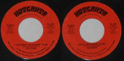 Dee Ervin - I Love What You're Doing To Me - U.S 7'' vinyl