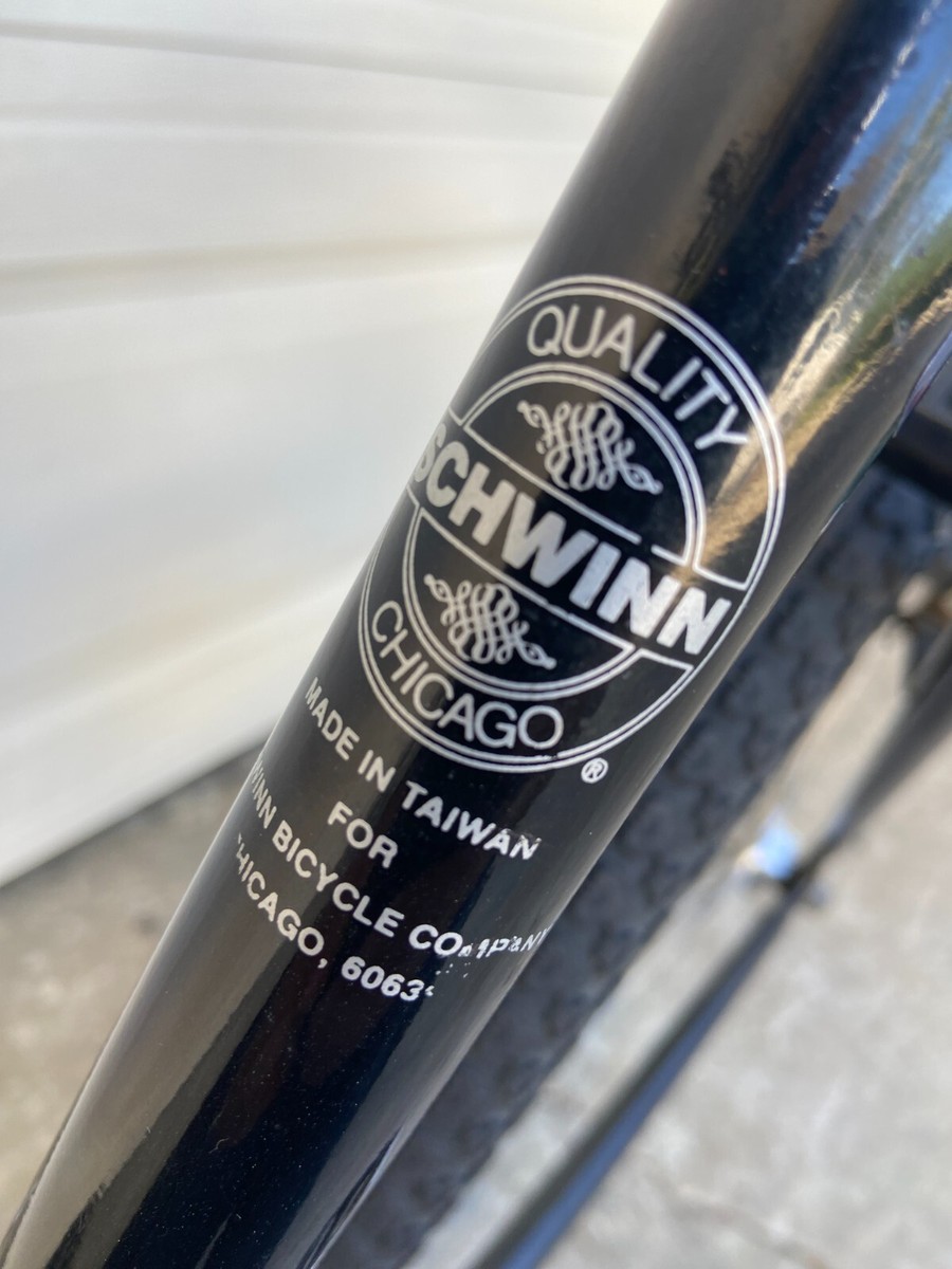 Vintage Schwinn High Sierra Black ATB Mountain Bike 17.5