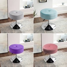 Adjustabl Swivel Beauty Salon Stool Massage Lift Hairdressing Velvet Round Chair