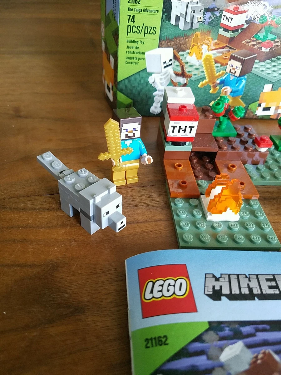 100 complete LEGO The Taiga Adventure Minecraft 21162 w instructions and box