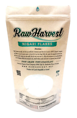 RawHarvest Nigari Flakes 32 oz (2 Lb) Food Grade Tofu Coagulant