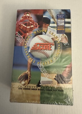 New 1994 SCORE Baseball Sealed Hobby Box Ken Griffey Tony Gwynn Billy Wagner RC