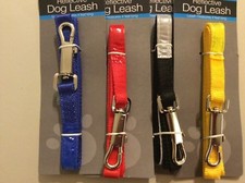 1-Pack Reflective Dog Leash Nylon 4ft x 3/4" 4-Colors