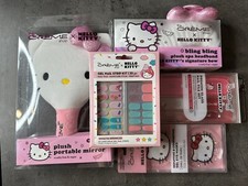 Hello Kitty Mirror, Headband, Nail Care, And Eye Patch Beauty Bundle