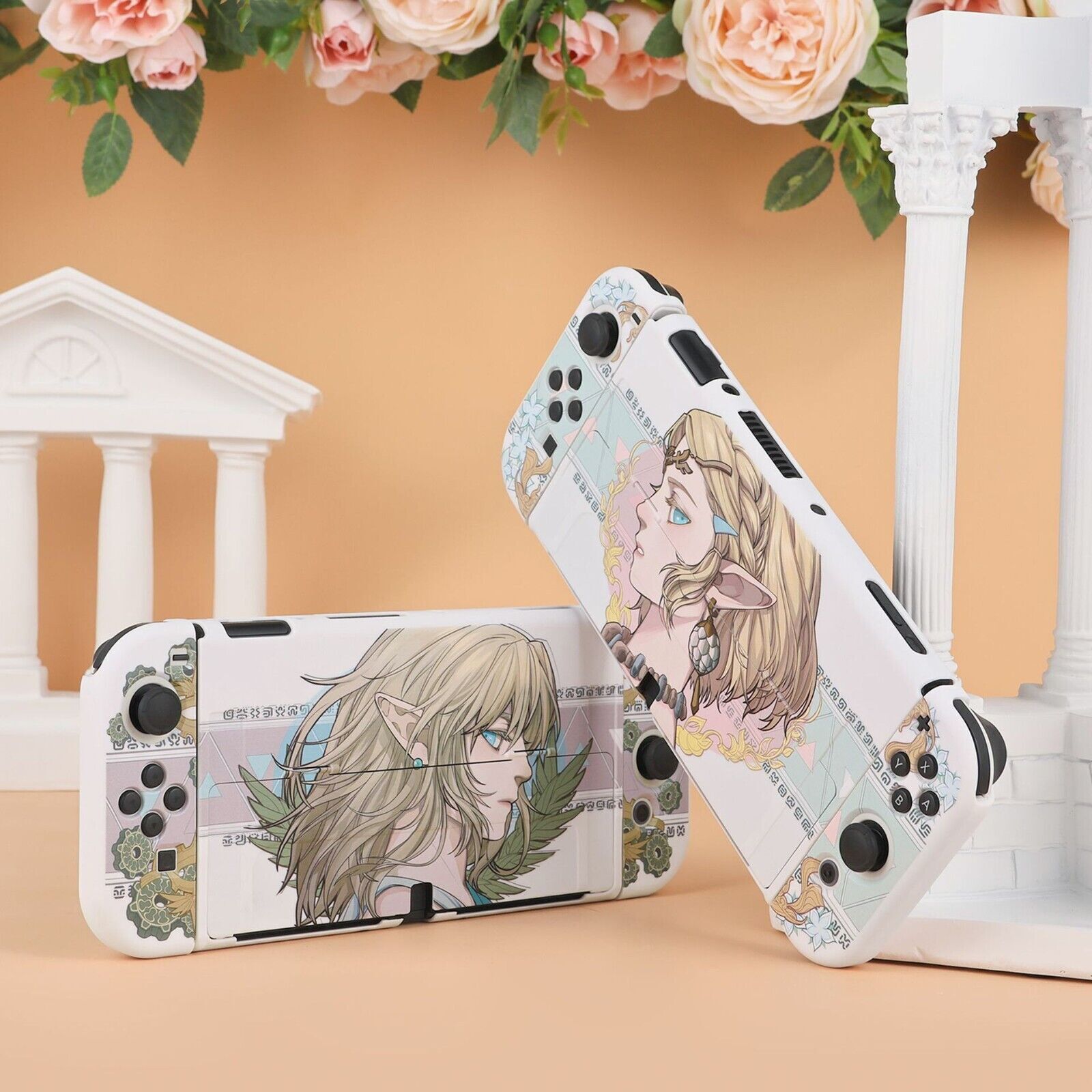 Nintendo Switch OLED Case Cover Zelda Cute Accessories For Joycon Controller