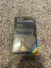 Scotch Video Cassette EG L 750 Beta Max Blank Tape Sealed with Hang Tag