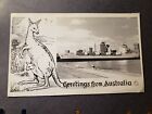 Freighter Mv Nimos, Newcastle, Uk Naval Card Australia Kangaroo