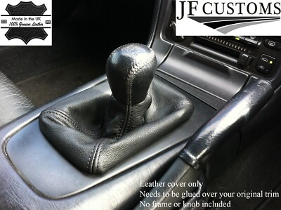 FITS TOYOTA MR2 MK2 SW20 & SW21 BLACK DOUBLE STITCHING SHIFT BOOT