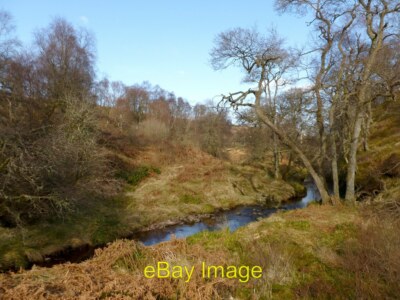 Foto 6x4 The Carnock Burn heutige Betriebssystemkarten zeigen eine Spur, die sich nähert c2013