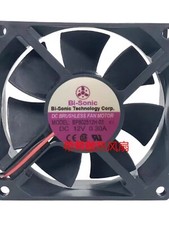 BI-SONIC BP802512H-03 8025 DC12V 0.30A 8CM 2-Wire Inverter Cooling Fan