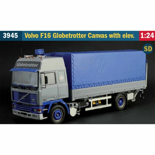 Italeri 3945 Volvo F-16 Globetrotter Canvas Truck 1:24 Plastic Model Truck Kit