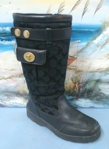 Coach para mujer Mitad de Pantorrilla Bota Negra Talla 6.5 M A7225 | eBay