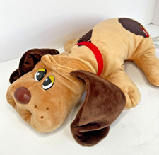 Pound Puppies Plush 20 Hasbro Brown with Spots Red collar 2019