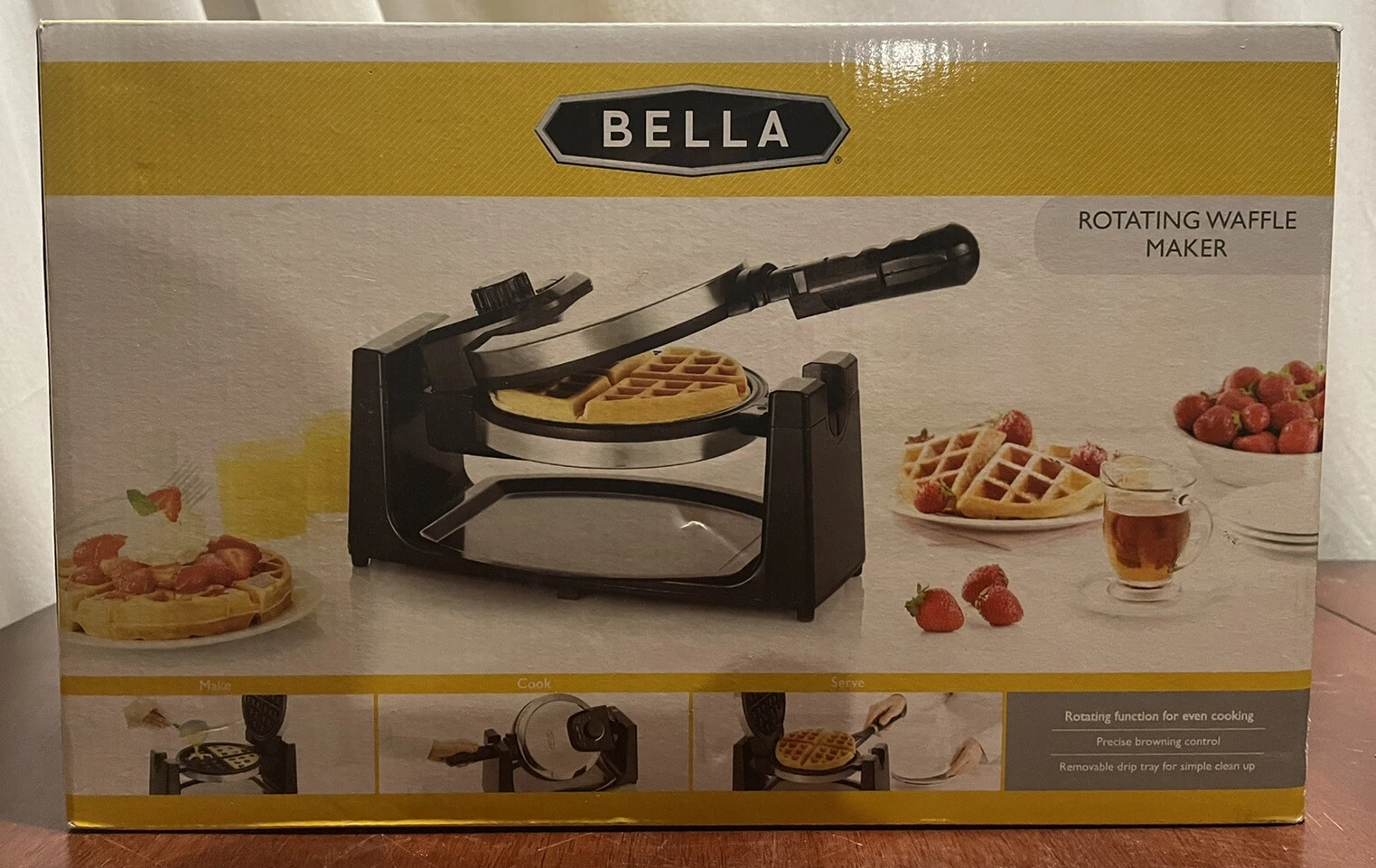 Bella Rotating Waffle Maker Iron GH-801 13991