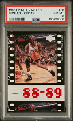 1998レア/100枚限定PSA MICHAEL JORDAN MJx LIVE 1998 Upper Deck mjx - Mj Live Michael Jordan #L2 /100 for sale