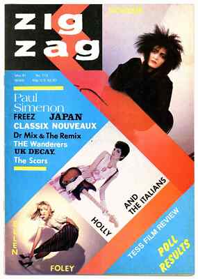 Zigzag Magazine No 113 May 1981 The Clash Siouxsie Japan The Scars UK Decay