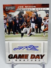 JOE MIXON 2019 Playoff Game Day Signatures Touchdown AUTO #24/25 BENGALS