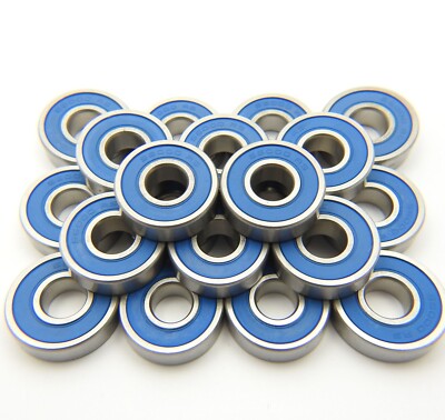 20 Stück SS 6000 2RS (10x26x8 mm) Edelstahl Kugellager Rillenkugellager Niro