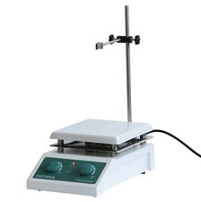 Magnetrührer mit Heizplatte und großer Basis 19x19cm für Volumen bis zu 5L