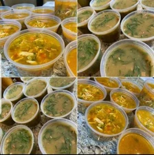 16 oz Heavy Duty  Round Deli Food/Soup Plastic Containers w/ Lids BPA free