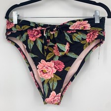 Shade  Shore Large Swim Bikini Bottom Lowest Coverage High Waist Extra Cheeky