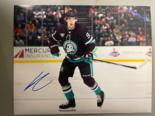 Anaheim Ducks Leo Carlsson Signed Autographed 11x14 Photo #2 COA Anaheim Ducks Leo Carlsson Signed Autographed 11x14 Photo #2 COA