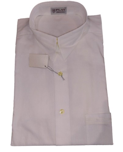 Camicia Uomo Estiva Manica Corta Leggera Bianca Blu Lino Cotone 100% Coachella - Imagen 39 de 76