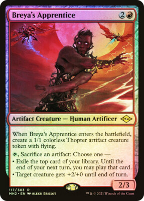 MTG FOIL Breya's Apprentice  - Modern Horizons 2 #117