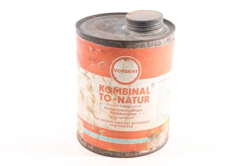 1 x alte Blechdose KOMBINAL TO NATUR Dose Vintage Sammler Deko