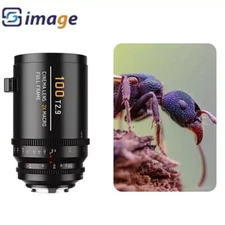 SGimage 100mm T2.9 2x Macro Full Frame Large Aperture Cine Lens for Sony E-Mount